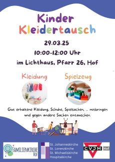 Kleidertausch für Kinder 