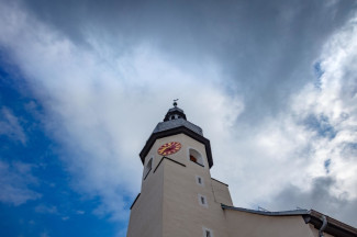 St. Martinskirche Töpen, Froschperspektive